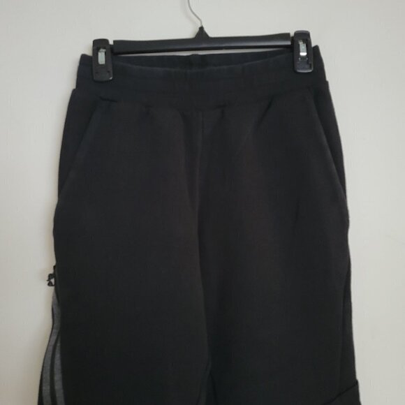 Champion Black Drawstring Elastic Waist Pull On Long Sweatpants Joggers Sz Small - Picture 4 of 15